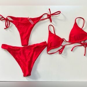 Red Bikini Set